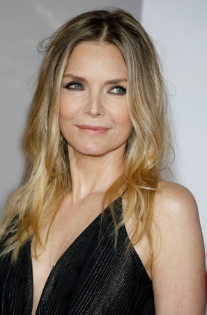 Michelle Pfeiffer at the Los Angeles premiere of 'Ant-Man And The Wasp' held at the El Capitan Theatre in Hollywood, USA on June 25, 2018.のeditorial素材