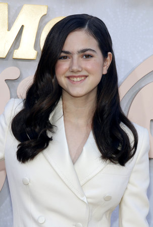 Abby Ryder Fortson at the Los Angeles premiere of 'Are You There God? It's Me, Margaret' held at the Regency Theater in Westwood, USA on April 15, 2023.のeditorial素材