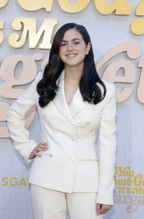 Abby Ryder Fortson at the Los Angeles premiere of 'Are You There God? It's Me, Margaret' held at the Regency Theater in Westwood, USA on April 15, 2023.のeditorial素材
