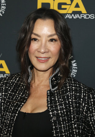 Michelle Yeoh at the 77th Annual Directors Guild of America Awards held at the Beverly Hilton Hotel in Beverly Hills, USA on February 8, 2025.のeditorial素材