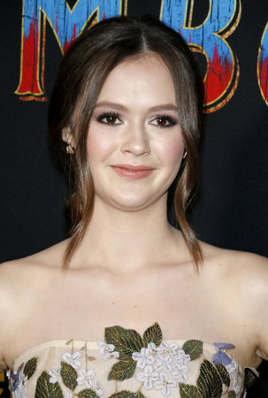 Olivia Sanabia at the World premiere of 'Dumbo' held at the El Capitan Theatre in Hollywood, USA on March 11, 2019.のeditorial素材