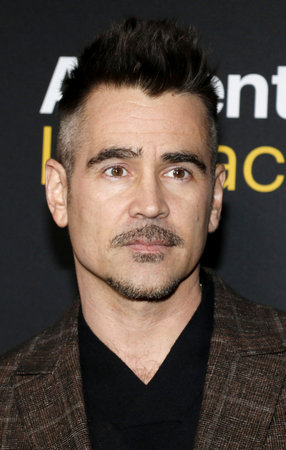 Colin Farrell at the World premiere of 'Dumbo' held at the El Capitan Theatre in Hollywood, USA on March 11, 2019.のeditorial素材