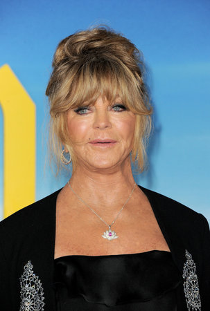 Goldie Hawn at the US premiere of Netflix's 'Glass Onion: A Knives Out Mystery' held at the Academy Museum of Motion Pictures in Los Angeles, USA on November 14, 2022.のeditorial素材