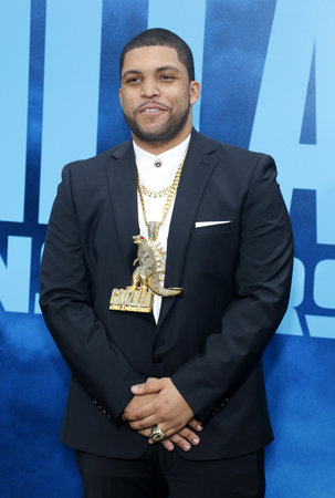 O'Shea Jackson Jr. at the Los Angeles premiere of 'Godzilla: King Of The Monsters' held at the TCL Chinese Theatre in Hollywood, USA on May 18, 2019.のeditorial素材