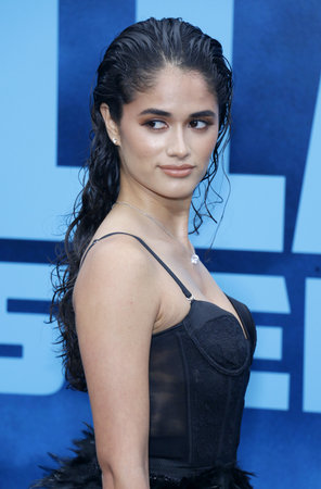 Danube Hermosillo at the Los Angeles premiere of 'Godzilla: King Of The Monsters' held at the TCL Chinese Theatre in Hollywood, USA on May 18, 2019.のeditorial素材