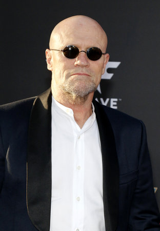 Michael Rooker at the Los Angeles premiere of 'Guardians Of The Galaxy Vol. 2' held at the Dolby Theatre in Hollywood, USA on April 19, 2017.のeditorial素材