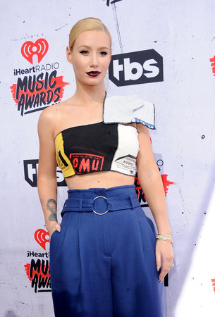 Iggy Azalea at the 2016 iHeartRadio Music Awards held at the Forum in Inglewood, USA on April 3, 2016.のeditorial素材
