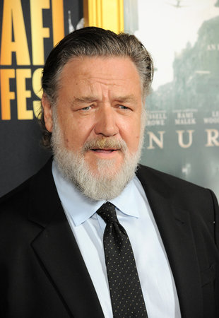 Russell Crowe at the 2025 AFI FEST - 'Nuremberg' Premiere held at the TCL Chinese Theater in Hollywood, USA on on October 24, 2025.のeditorial素材