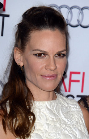 Hilary Swank at the AFI FEST 2014 Gala Premiere of 'The Homesman' held at the Dolby Theatre in Los Angeles, USA on November 11, 2014.のeditorial素材