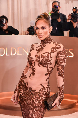 Jennifer Lopez at the 83rd Annual Golden Globe Awards held at the Beverly Hilton in Beverly Hills, USA on January 11, 2026.のeditorial素材