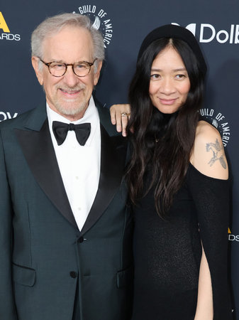Steven Spielberg and Chloのeditorial素材