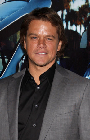 Matt Damon at the HBO's 'His Way' Los Angeles Premiere held at the Paramount Studios lot in Hollywood, USA on March 22, 2011.のeditorial素材