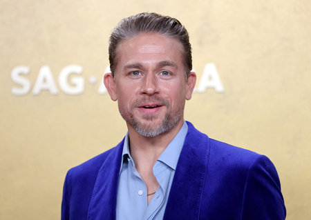 Charlie Hunnam at the 32nd Annual Actor Awards held at Shrine Auditorium and Expo Hall in Los Angeles, USA on March 1, 2026.のeditorial素材