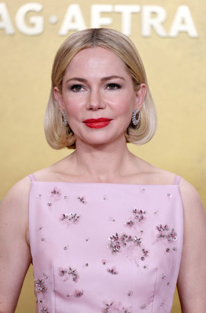 Michelle Williams at the 32nd Annual Actor Awards held at Shrine Auditorium and Expo Hall in Los Angeles, USA on March 1, 2026.のeditorial素材
