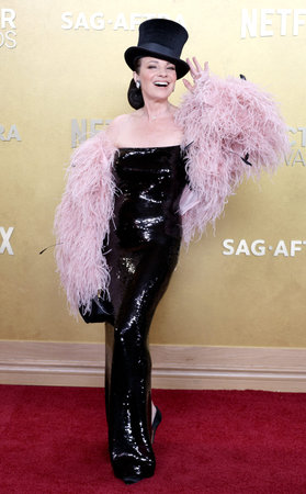 Fran Drescher at the 32nd Annual Actor Awards held at Shrine Auditorium and Expo Hall in Los Angeles, USA on March 1, 2026.のeditorial素材