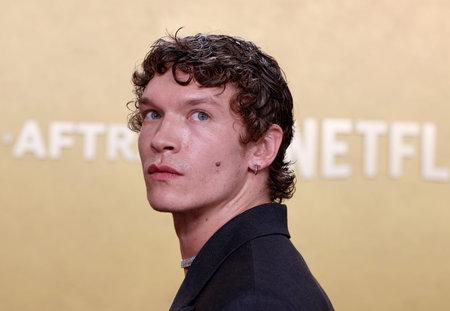 Connor Storrie at the 32nd Annual Actor Awards held at Shrine Auditorium and Expo Hall in Los Angeles, USA on March 1, 2026.のeditorial素材