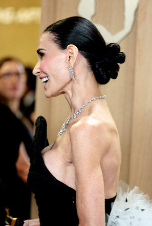 Demi Moore at the 32nd Annual Actor Awards held at Shrine Auditorium and Expo Hall in Los Angeles, USA on March 1, 2026.のeditorial素材