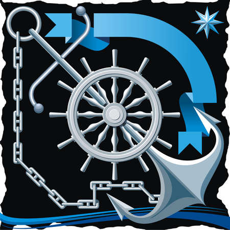 Naval compositionのイラスト素材