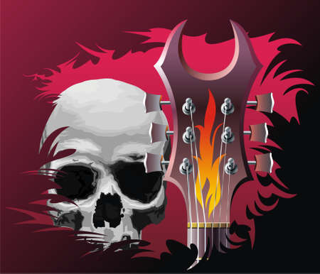 Heavy rock backgroundのイラスト素材