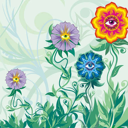 Floral backgroundのイラスト素材
