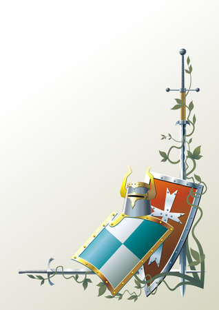arm, armory, background, badge, blazon, breastplate, のイラスト素材