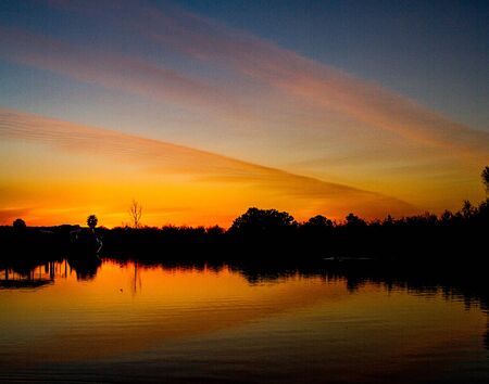 Discovery bay sunsetの写真素材