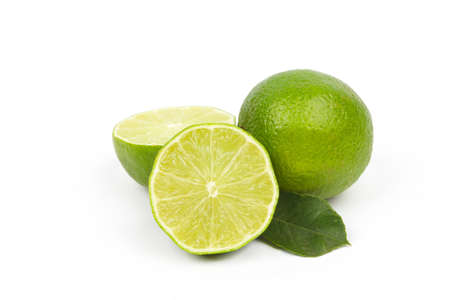lime isolated on white background