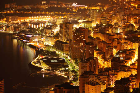 Night view on Monte Carlo 