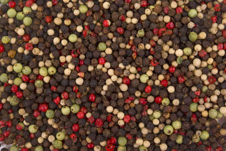 Various of peppercorns (background)