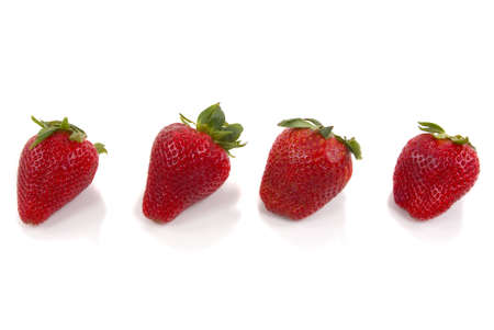 Organic Strawberriesの写真素材