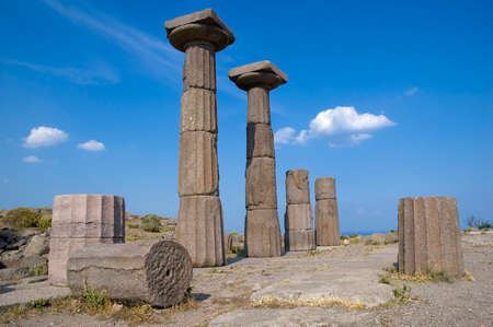 Temple built in 530 B.C (Aegean Coast, Turkey)の写真素材