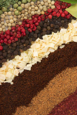 Healthy organic spices and herbs