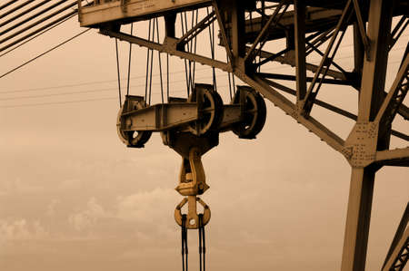 Steel craneの写真素材