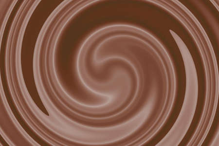 Abstract concentric circles on a brown liquid.の写真素材