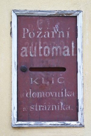 Old czech signの写真素材