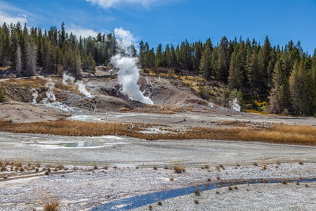 yellowstone national parkの写真素材