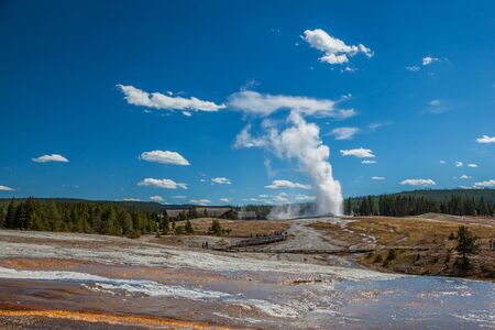 yellowstone national parkの写真素材