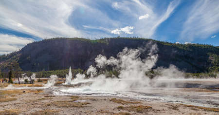 yellowstone national parkの写真素材