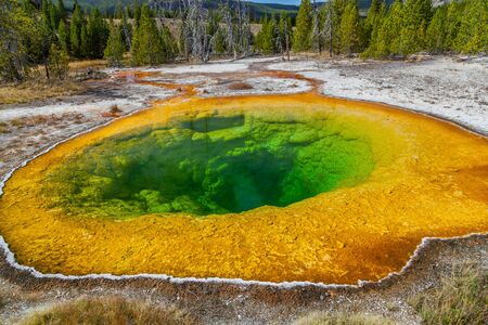 yellowstone national parkの写真素材