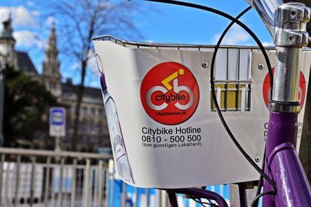 City bike Viennaのeditorial素材