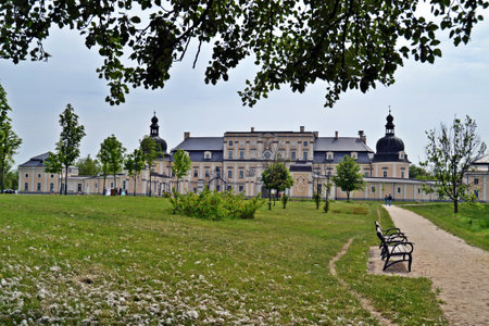 View of Edeleny palace in Hungaryのeditorial素材