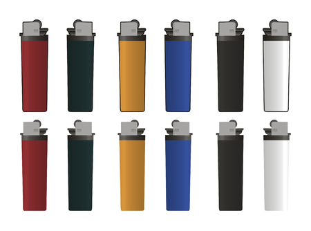 lighter templates - illustration - vectorのイラスト素材
