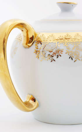 Ornate teapot handleの写真素材