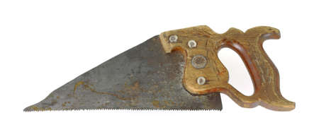 Antique hand saw の写真素材