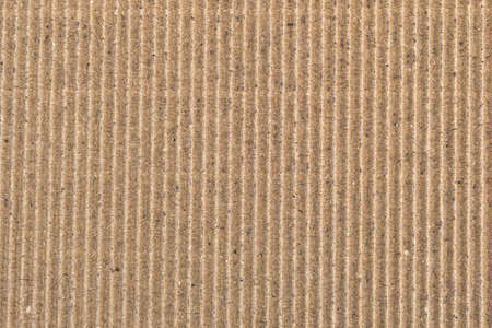 A very close view of recycled corrugated cardboard.の写真素材