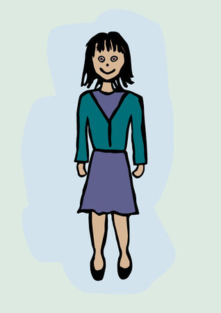 A businesswomanのイラスト素材