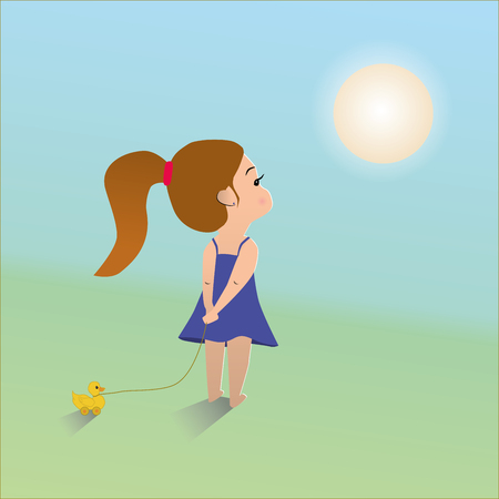 little girlのイラスト素材