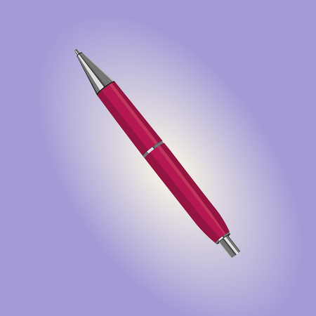 A ballpoint penのイラスト素材