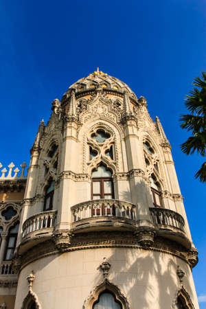 One part Thailand parliament, Bangkok Thailand with blue skyの写真素材