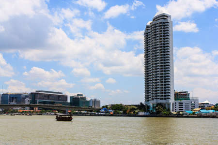 View of Chaopraya River in daytime, Bangkok Thailand